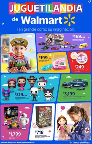 Folleto Walmart México de Ofertas Juguetilandia 2025
